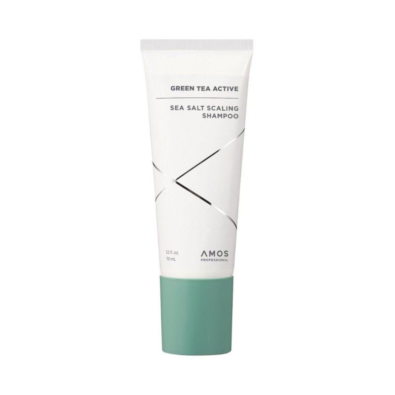 Amos Professional - Green Tea Active Sea Salt Scaling Shampoo - Green - 150 ml