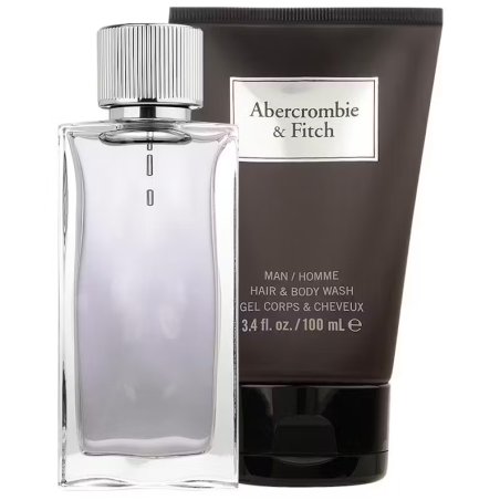 Abercrombie & Fitch - First Instinct EDT 50 ml Hair & Body Wash 100 ml - Giftset