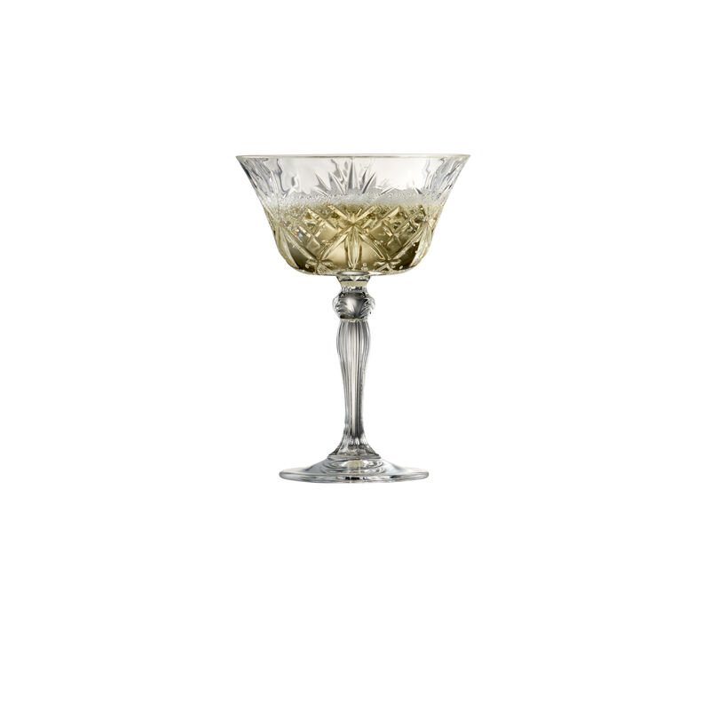 Lyngby Glas - Crystal Melodia Champagne Coupes - 26 cl - Set of 4