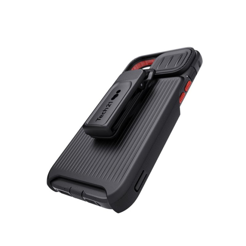 Tech21 Evo Max mobile phone case 17 cm (6.7") Holster Black