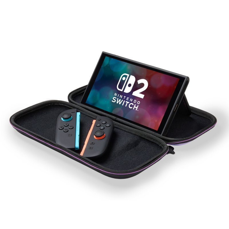 PowerA Slim Case for Nintendo Switch OLED Model, Nintendo Switch or Nintendo Switch Lite - Mushroom Kingdom Reel