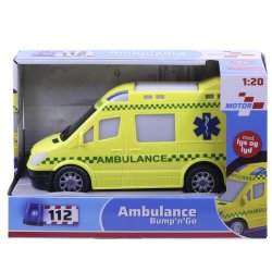 Impulse Toys - Ambulance bump ’n go with light and sound