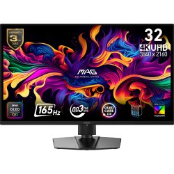 MSI MAG 322UP QD-OLED E16 - OLED Gaming - OLED Care 2.0 165Hz, 0,03ms GtG