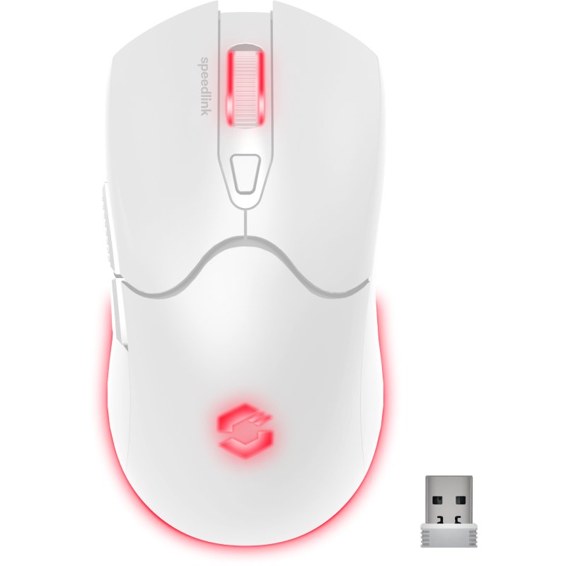 SPEEDLINK SL-680102-WT mouse Gaming Right-hand RF Wireless USB Type-A Optical 4800 DPI