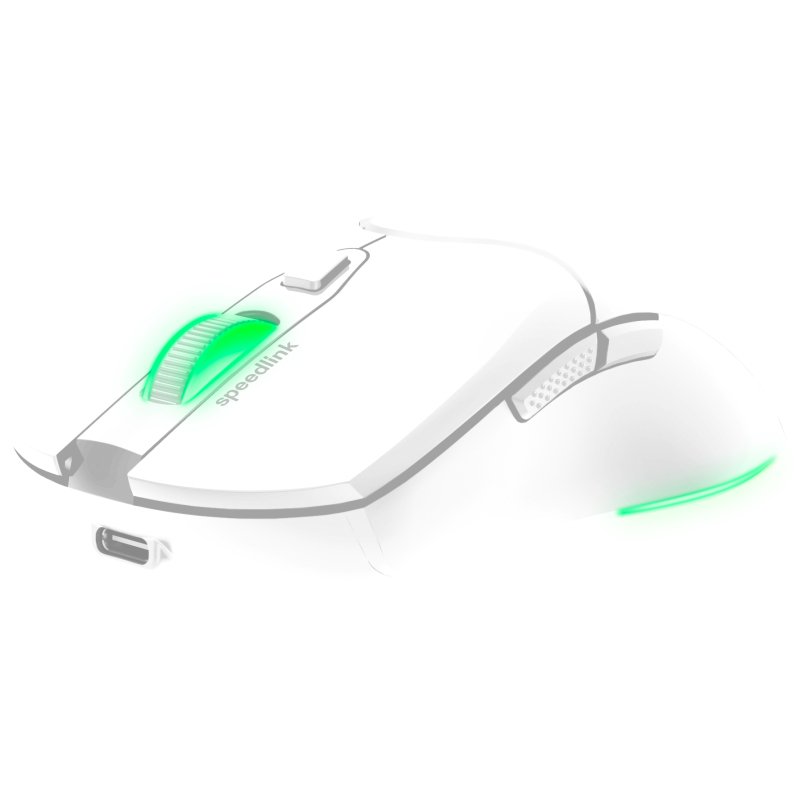 Speedlink VELOX Rechargeable RGB Gaming Mouse - Wireless, white