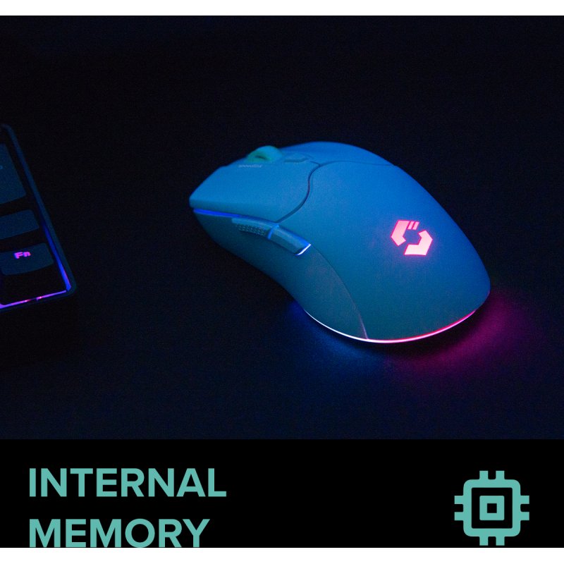 Speedlink VELOX Rechargeable RGB Gaming Mouse - Wireless, white