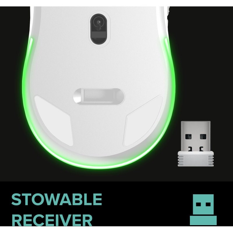 Speedlink VELOX Rechargeable RGB Gaming Mouse - Wireless, white