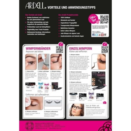 ARDELL Double Individuals Short Knot Free Eyelashes 56 Pieces Black