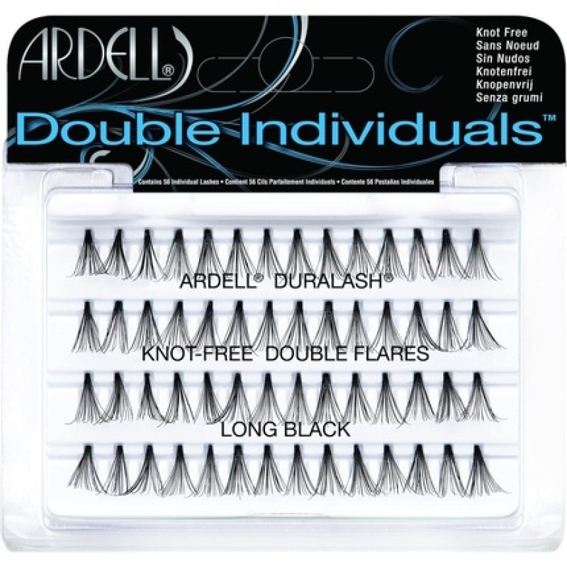 ARDELL Double Individuals Long Black Individual Eyelashes 56 Pieces