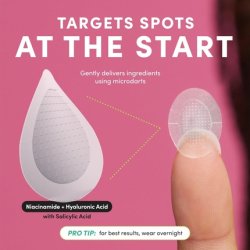 Dots for Spots Micro Dot Anti Pimple Patch Oval 9 Pieces - Pimple Patches for Acne Transparent Hydrocolloid Pimple