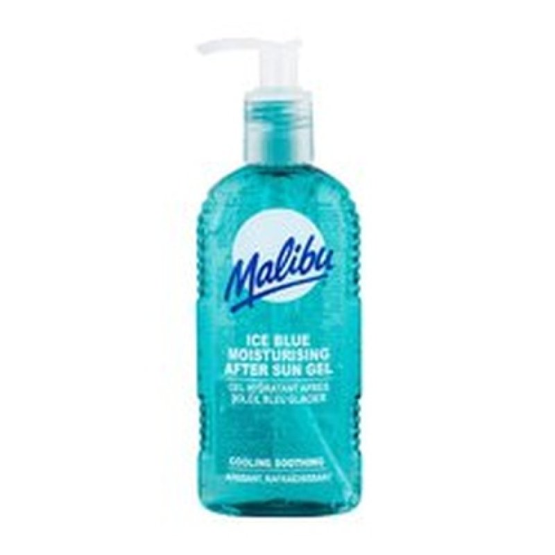 Malibu Sun After Sun Care Cooling and Soothing Moisturising Gel Ice Blue 200ml