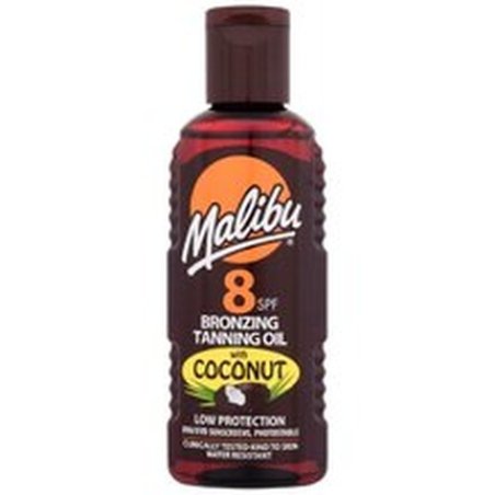 Malibu Bronzing Tanning Oil Coconut Spf8 Waterproof Tanning Oil With Coconut Oil