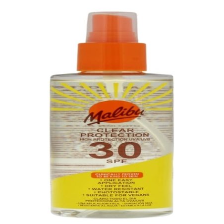 Malibu Spf 30 Clear Protection Spray 200ml - Unboxed