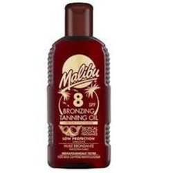 Malibu Bronzing Tanning Oil Spf8 Tanning Spray