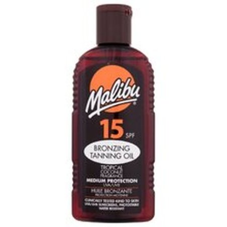 Malibu Bronzing Tanning Oil Spf15 Waterproof Bronzing Tanning Oil With Coconut Scent