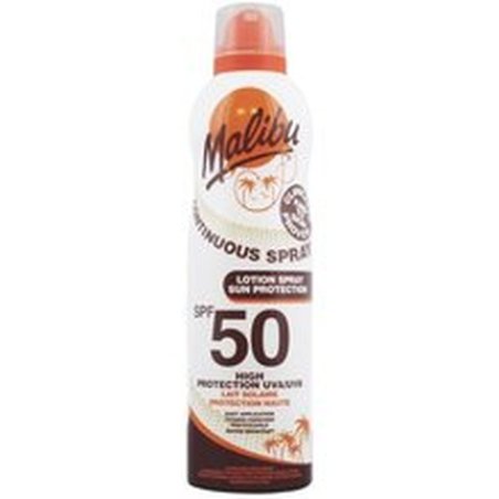 Malibu Lotion Spray Aerosol Spf50 Waterproof Sunscreen Mist