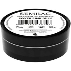 Semilac Pink Milk Nail Builder for Hard Strong Nails & Extend Gel