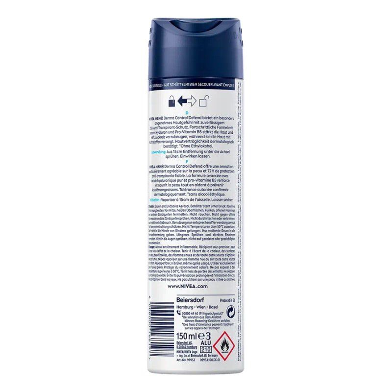 Nivea Derma Men Defend Control 150ml