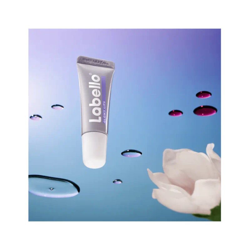 Labello Glowy Lips Clear baume pour les lèvres Beaume pour les lèvres Femmes 10 ml