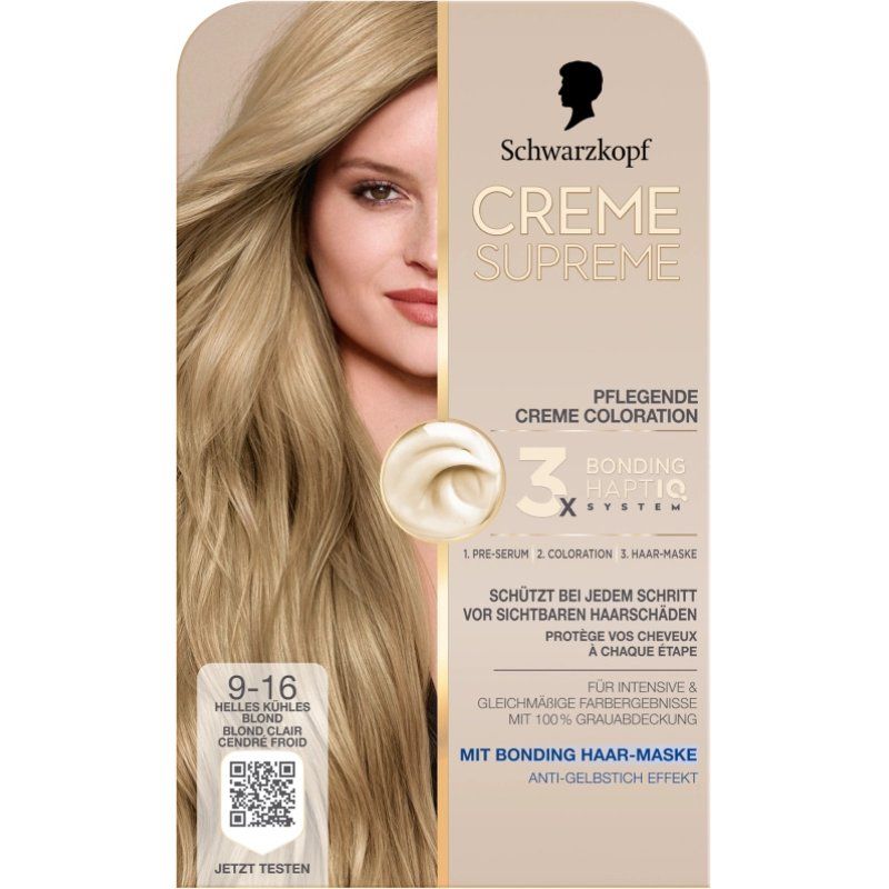 Schwarzkopf Creme Supreme couleur de cheveux Blonde