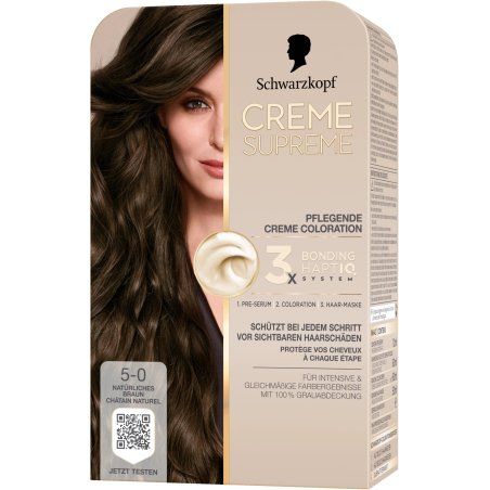 Schwarzkopf Creme Supreme couleur de cheveux Marron