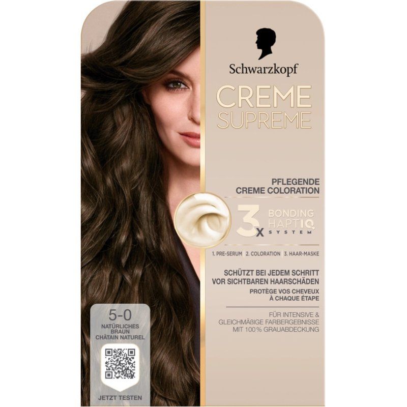 Schwarzkopf Creme Supreme couleur de cheveux Marron
