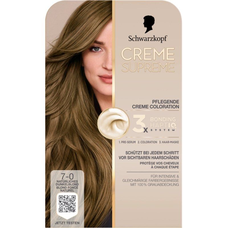 Schwarzkopf Creme Supreme 70 Natural Dark Blonde Hair Color