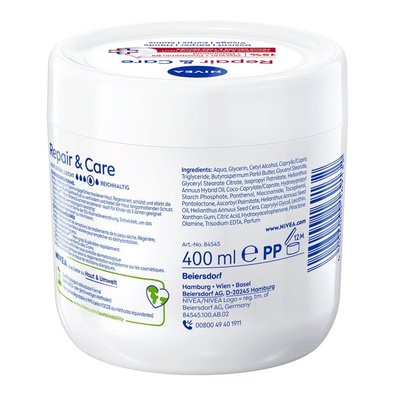 Nivea Repair & Care Cream 400ml