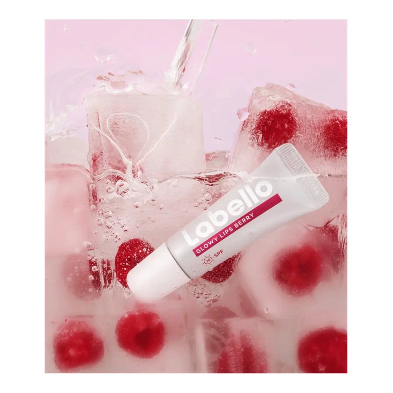 Labello Glowy Lips Berry Spf 30 1st Pack Moisturizing Lip Balm