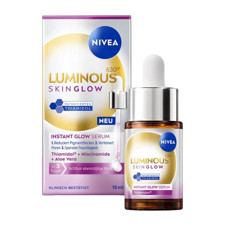 NIVEA LUMINOUS630 Skin Glow Instant Glow Serum Face serum 15 ml Women