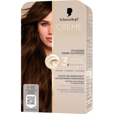 Schwarzkopf Creme Supreme couleur de cheveux Marron