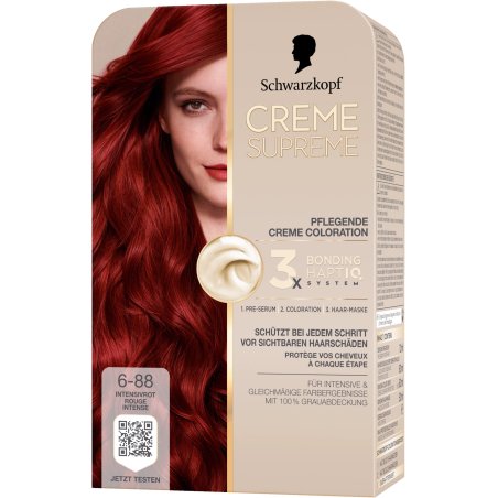 Schwarzkopf Creme Supreme 688 Intensive Red Hair Color