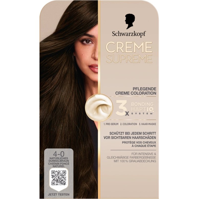 Schwarzkopf Creme Supreme hair colour Brown