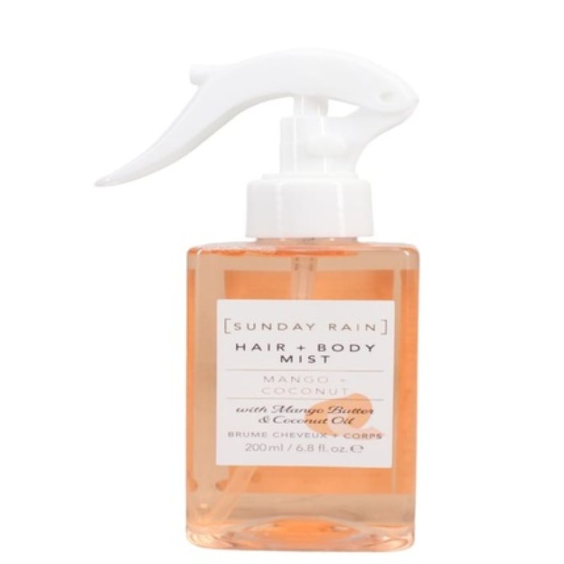 Sunday Rain Hair And Body Mist Mango Coconut - 200ml