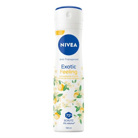 Nivea Deodorant Spray Exotic Feeling 150 Milliliters