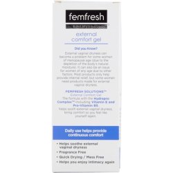 Femfresh Solutions External Comfort Gel Relieves External Vaginal Dryness 42.5g Tube