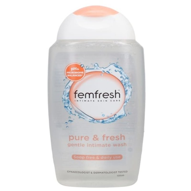 Femfresh Pure Fresh Wash 250ml - Gentle And Refreshing Feminine Wash