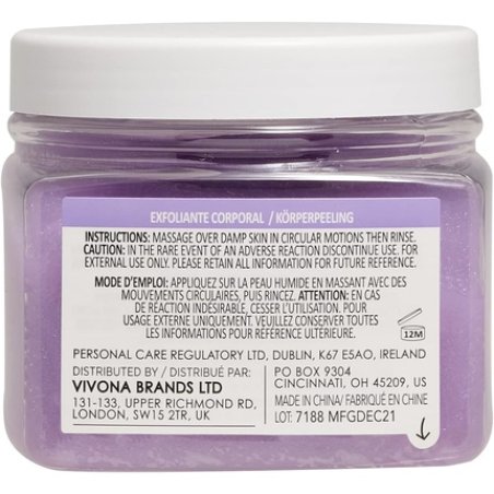 Sunday Rain Sleep Easy Polishing Body Scrub for Dry Skin Calming Lavender Scent 265g