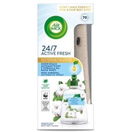 Air Wick Fresh Cotton Botanical Bliss Scented Air Freshener Set - 228ml Dual Pack