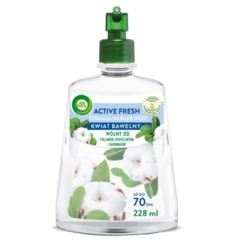 Air Wick Active Fresh Cotton Blossom Refill Air Freshener - 228 Ml