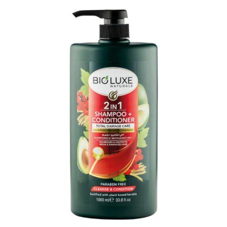Bioluxe Naturals Total Damage Care 2in1 Shampoo Conditioner 1000ml