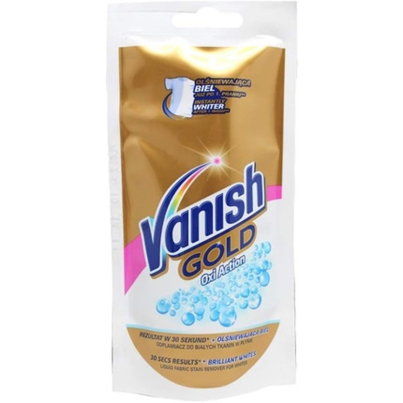 Vanish Oxi Action Liquid Laundry Detergent Stain Remover Gold for Whites 100ml
