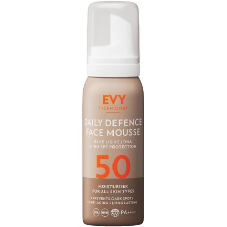 Evy Technology Daily Defense Sunscreen Mousse SPF 50 75ml