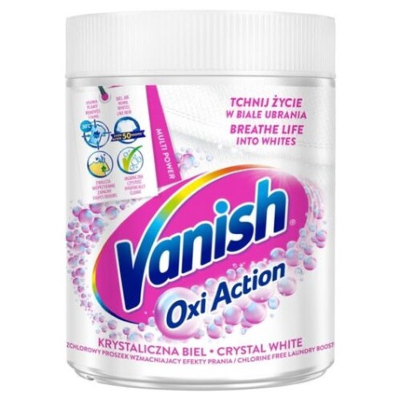 Vanish Oxi Action Stain Remover for White Fabrics Powder 470g