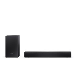 Sharp - Compact 2.1 Soundbar with Wireless Subwoofer HT-SBW121 Black