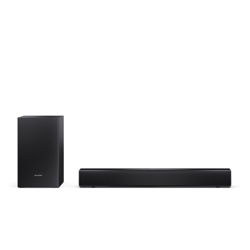 Sharp - Compact 2.1 Soundbar with Wireless Subwoofer HT-SBW121 Black