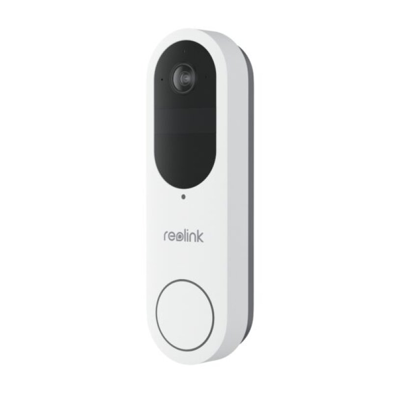 Reolink – Video Doorbell (Battery) Smart 2K Wi-Fi – White