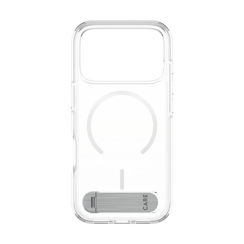 PanzerGlass - CARE Feature Case Transparent w. Kickstand & MagSafe - iPhone 17 Pro