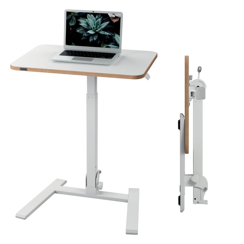 LEITZ - Sit/standing desk Ergo Small foldable white