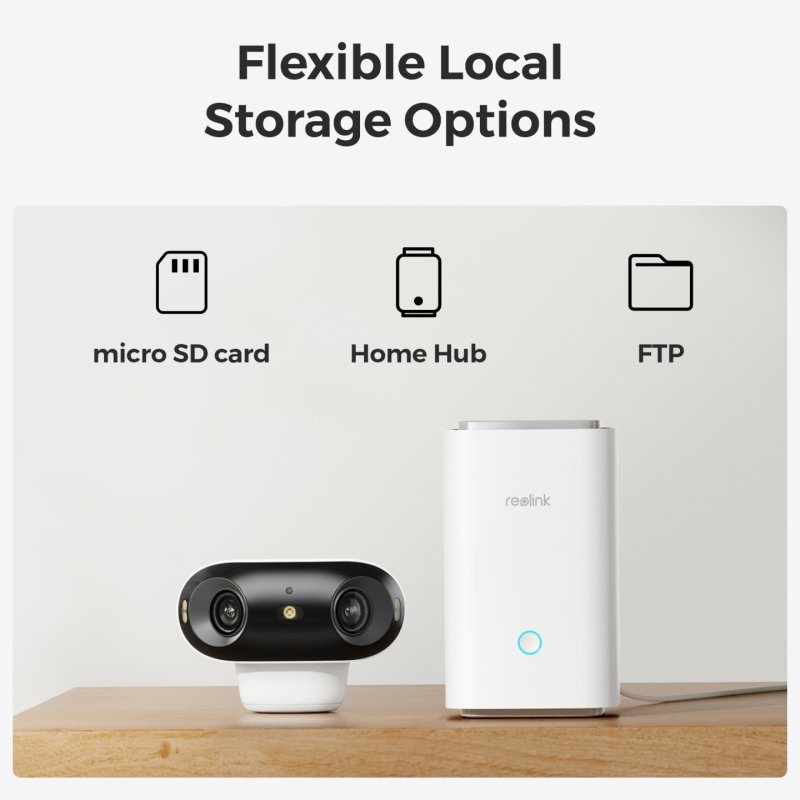 Reolink – Argus 4 Pro 4K Color Vision Outdoor Camera – White